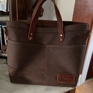 Portland Leather Goods Canvas Crossbody Bag